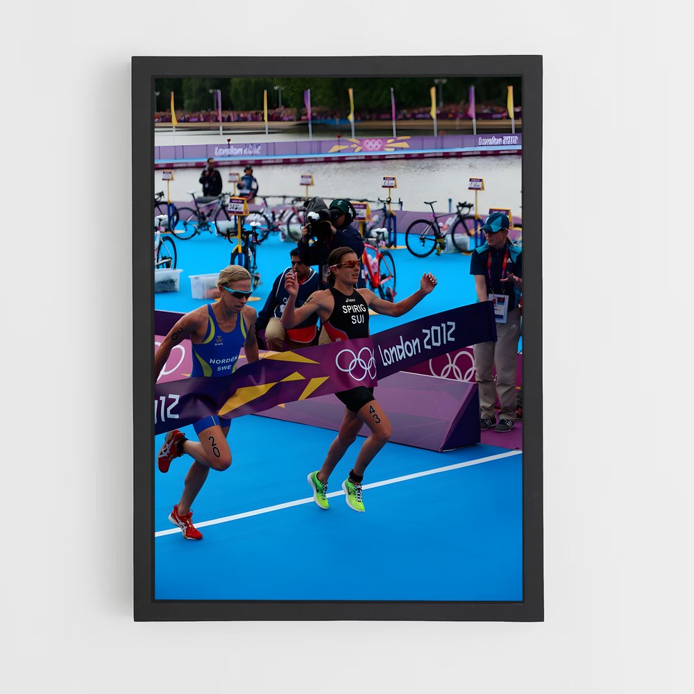 Poster L’Odyssée Olympique – affiche Athlétisme (vue 2)